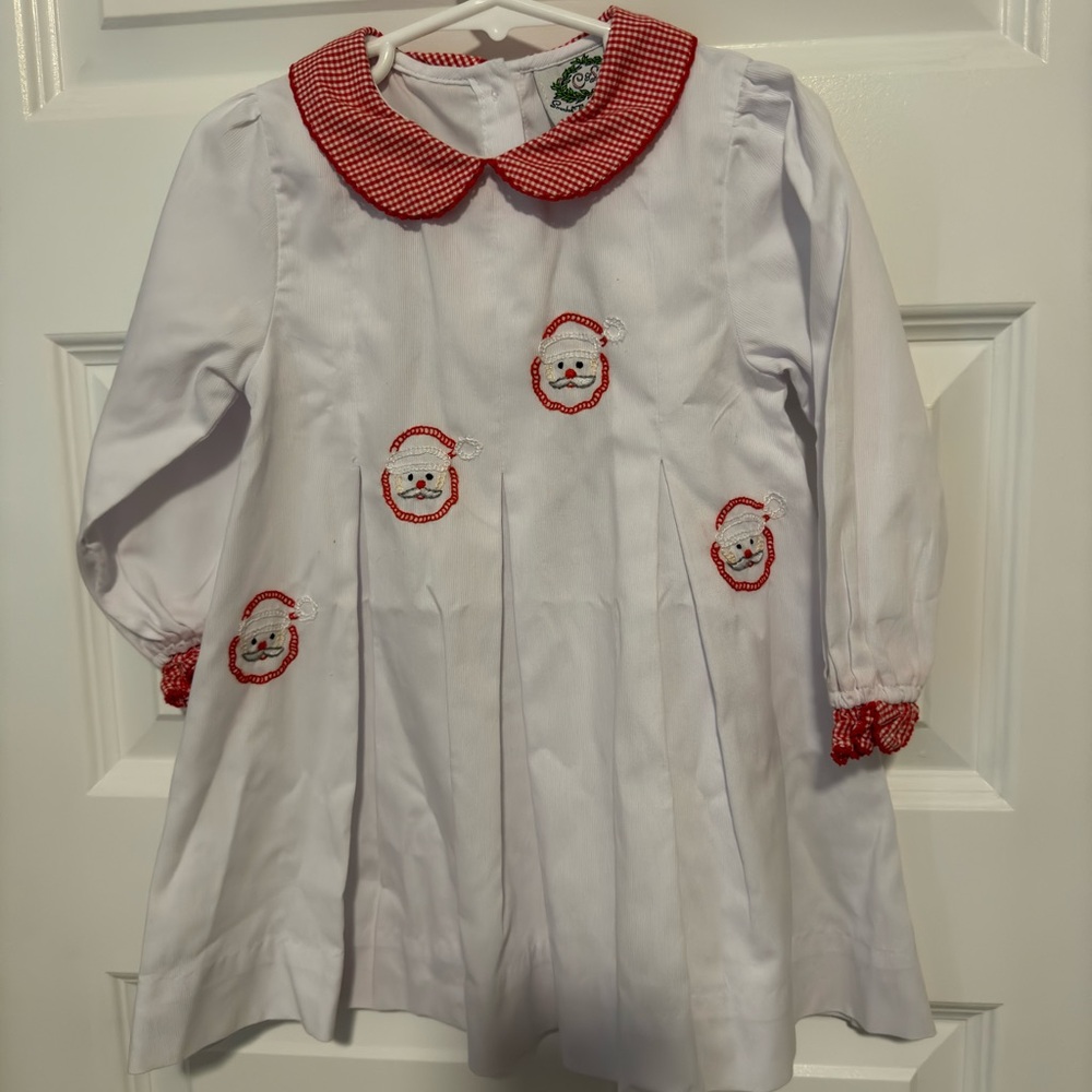 Cecil & Lou santa embroidered dress